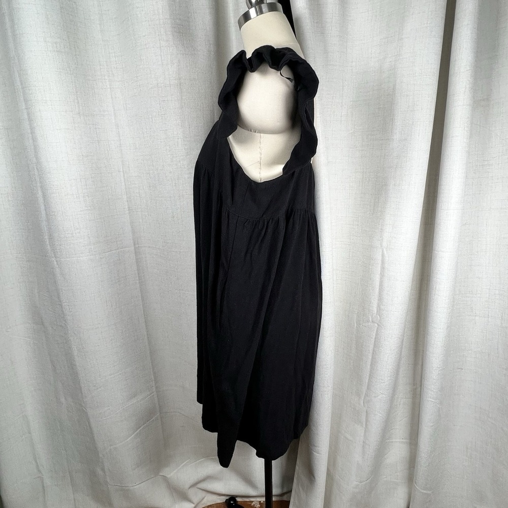 New! Pomander Place Tuckernuck Hazel Flutter Sleeve Dress XXL Plus Black - Picture 4 of 11